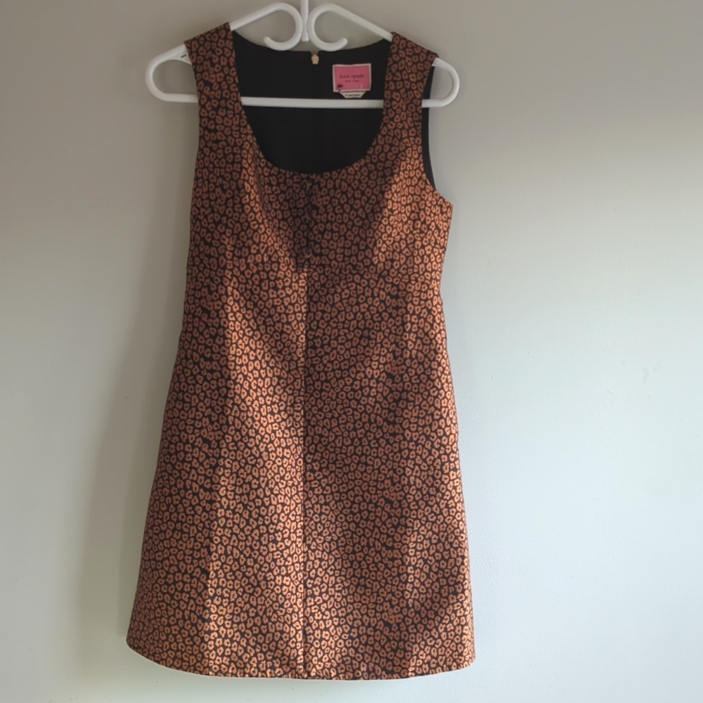Kate Spade Jacquard Leopard Dress, Size- 4